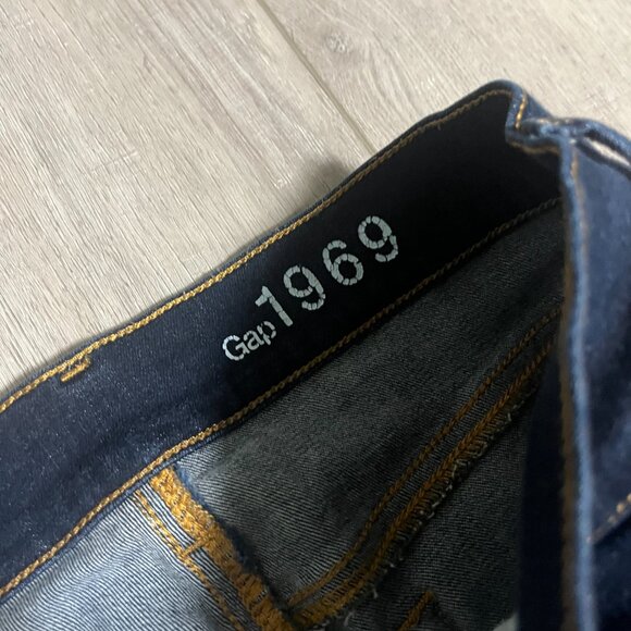 Share Gap 1969 Legging Denim Jeans Women's Size 32R Blue Dark Wash EUC - Picture 3 of 8
